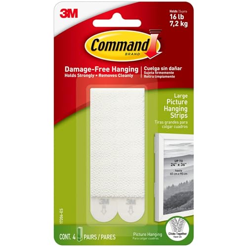 3M Command Picture Hanging Adhesive Strip - 6 Sets