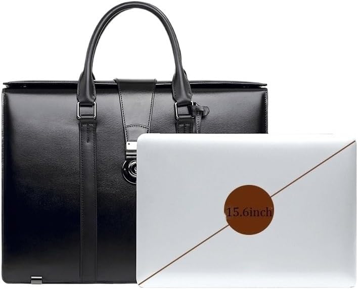 With Lock 15.9Inch for Men Briefcase Bag Computer