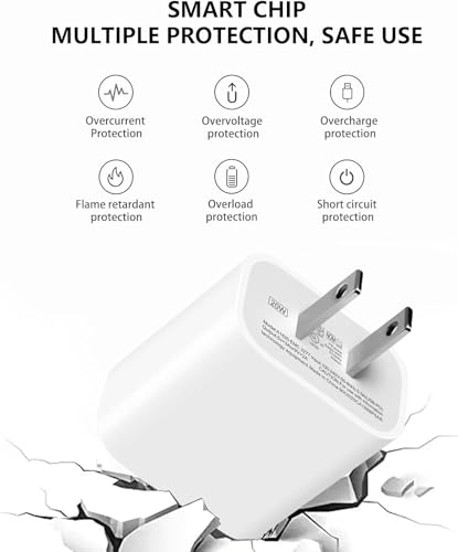 Image of 2 Pack 5V 30W USB Type C Wall Fast Charger Adapter for Beats,Sony,JBL,Bose Speakers, Airpods Pro 2nd /3rd Earbuds,iPhone 16E 17 16 Pro Max /15 Plus Charging Block,Apple Watch 11 10,iPad,Samsung Tablet