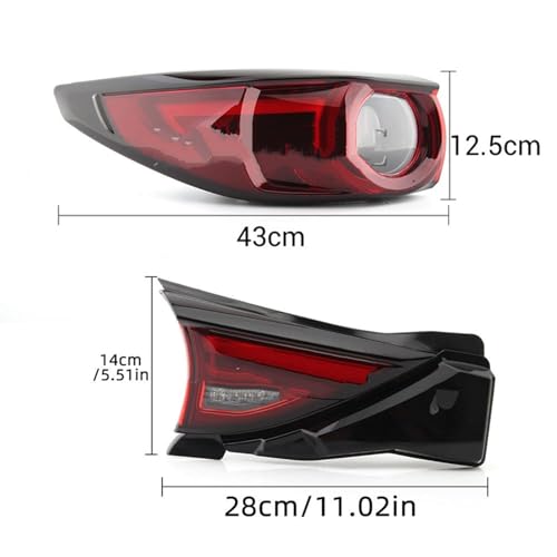 Feu arrière LED Mazda CX5 2016-2019 stop défaillant remplacé côté droit - 4