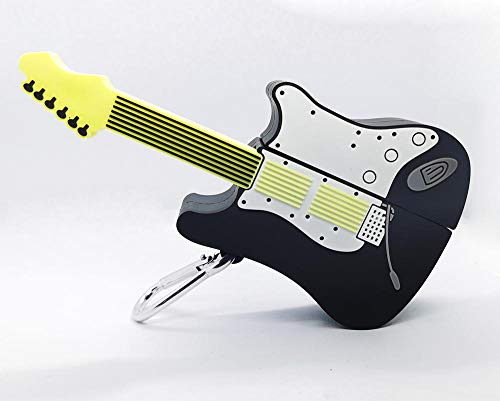 Case For Airpods Pro/3 Cute, 3D Animal Fashion Character Soft Silicone Cartoon Anime Airpod Skin Funny Fun Cool Keychain Design Kids Teens Girls Boys Cover Cases Air Pods 3 (Guitar) #TOP1