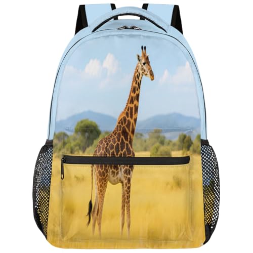 Mochila escolar de jirafa para aliviar el peso al llevar tu laptop de 15.6"