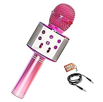 Bluetooth Mic with Speaker Audio Recording and Karaoke (Multicolour)