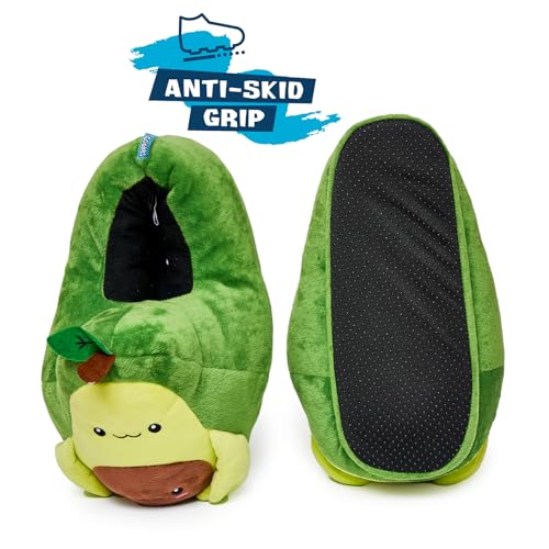 Coddies Avocado Slippers - Avocado Plush Shoes - Novelty and Gag Gift for Women, Men & Kids3