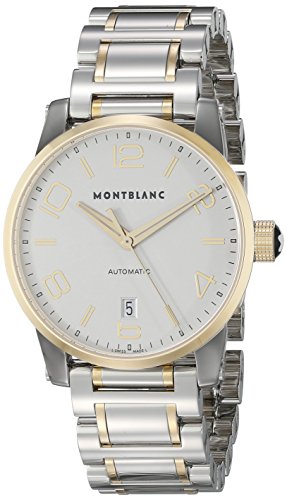 Montblanc Timewalker Date Automatic Men's Steel Yellow Gold Swiss Watch 106502