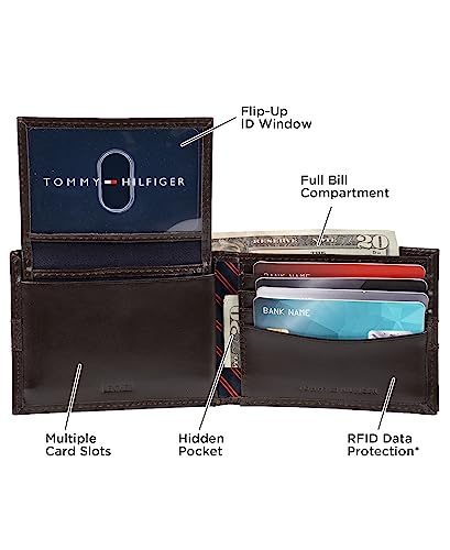 Tommy-Hilfiger-Mens-Classic-Bifold-Wallet-with-ID-Window-and-Multiple-Card-Slots