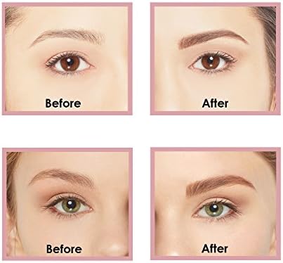 3 Second Brow Eyebrow Stamp - Perfect, Natural-Looking Eye Brows in Seconds | Water Resistant, Long Lasting, All Natural Color