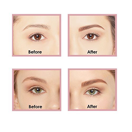 3 Second Brow Eyebrow Stamp - Perfect, Natural-Looking Eye Brows in Seconds | Water Resistant, Long Lasting, All Natural Color