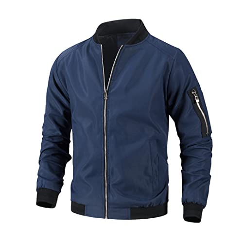 Survêtement grande taille homme 3XL bleu marine : le bomber confort JK-LAL