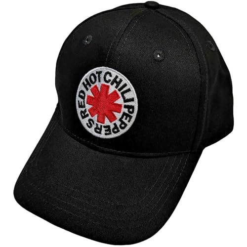 Red Hot Chili Peppers Casquette r�glable avec logo brod� Noir Taille unique, Noir, taille unique