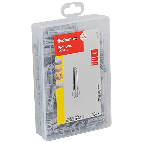 Chevilles à expansion fischer SX Plus 132 pièces avec vis pour brique et béton - 3