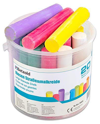 Preisvergleich Produktbild Betzold - Straßenmalkreide - mehrfarbige Straßen-Kreide Kinder