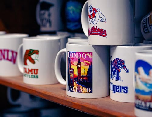 R and R Imports Nashville Tennessee Music City Souvenir 12 oz Ceramic Coffee Mug White - Image 5