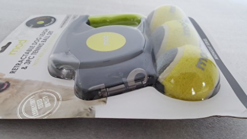 15Ft Retractable Dog Leash & 3Pc Tennis Ball Set With Reflective Stickers #TOP7