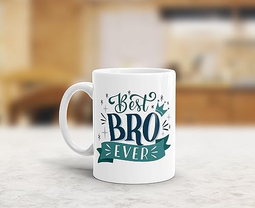Image of Bhumiyaan Rakhi Gift for Brother and Rakshabandhan Gift | Rakhi for Brother with Printed Ceramic Mug| | Pack of 4 (Printed Mug, Roli Chawal, 02Rakhi) | Best Rakhi Gift for Brother. (04)