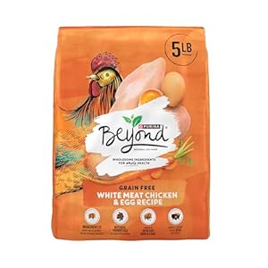 Purina Beyond Grain Free White Meat Chicken and Egg Recipe Natural Cat Food High Protein Cat Food Dry Formula – 5 lb. Bag