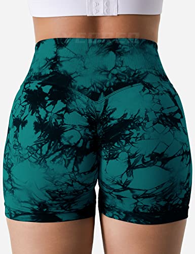 Image of YEOREO Professional Women Workout Shorts 3.6 inch Scrunch Shorts Seamless High Waisted Contour Gym Yoga Biker Shorts