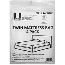 UBoxes Twin Mattress Moving Covers, 4 Pack