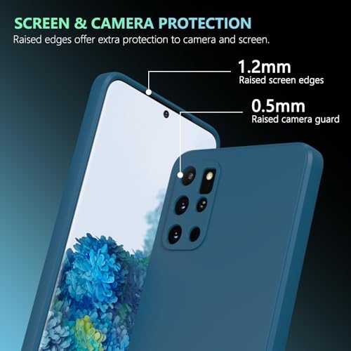 Image of for Samsung Galaxy S20 Plus Case Dark Blue, Scratch Resistant with Soft Touch, Slim Thin Phone Cover for Samsung Galaxy S20 Plus