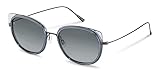 Rodenstock Damen Damen Sonnenbrillen Highlights Sunglasses, Light Blue, Gunmetal, 54 EU