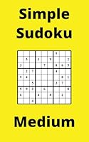 Yellow Simple Sudoku Book, 9x9 Puzzles, 100 Pages, 5x8, Medium B0F6CG1LCT Book Cover