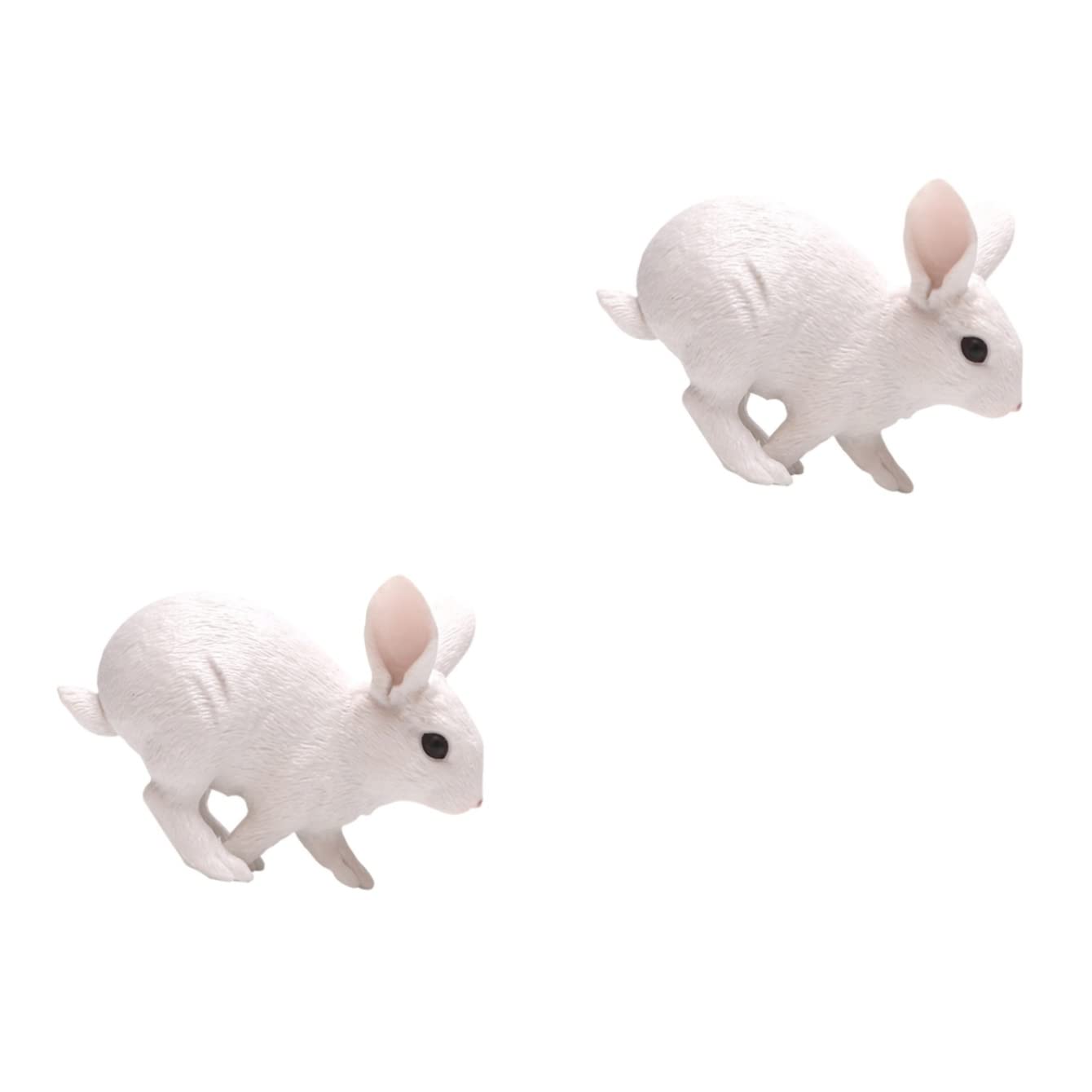 Toyvian 2 Pezzi Di Statuette Di Animali in Pvc Artigianale Per Decorazioni Da Tavolo