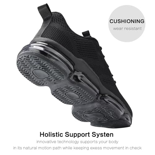Image of Mens Running Shoes Air Low Top Comfort Walking Lace Up Sneakers Breathable Fashion Tennis Sport Gym Fitness Cross Trainers