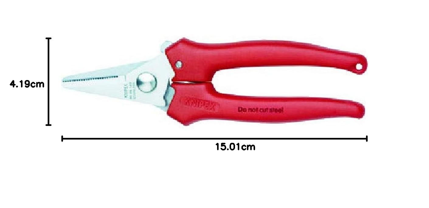 KNIPEX Cesoia combinata rivestiti in resina termoplastica 140 mm, 95 05 140