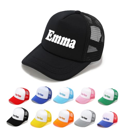 Custom Toddler Baseball Hat for Boys Girls Custom Trucker Hat Sun Hats Adjustable Snapback Cap Gifts for Kids Adult
