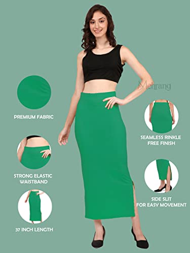 Image of Mehrang Stretchable Saree Shapewear Petticoat for Women, Cotton Blended,Petticoat,Skirts for Women,Shape Wear Dress for Saree