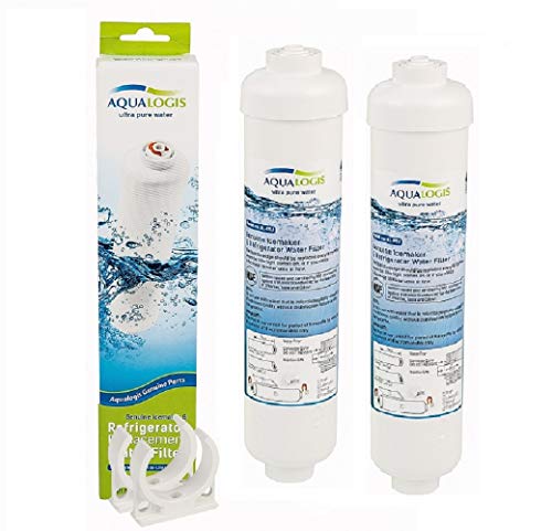 Aqualogis Water Filter fits Samsung L G Daewoo Hisense Beko Haier etc Fridge Freezer - Replaces External Filter Only (2 pack) Aqualogis Water Filter fits Samsung L G Daewoo Hisense Beko Haier etc Fridge Freezer - Replaces External Filter Only (2 pack)