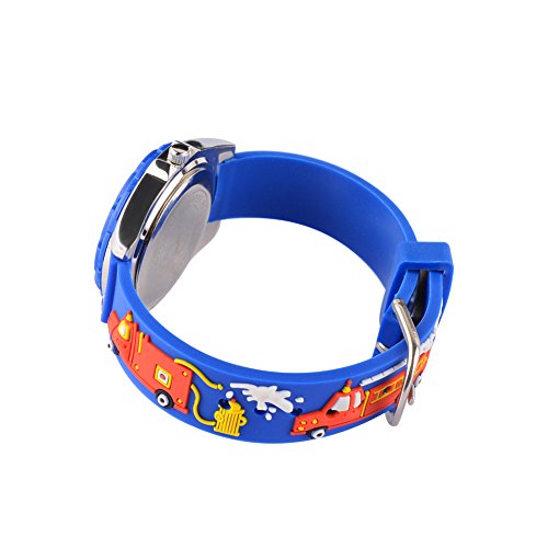 Image of Kids Watches for Boys Girls, 3D Cartoon Wrist Watch for Child Ages 3-8 | Cute Soft Silicone Watchband, Analog Dial, Daily Waterproof Durable, Birthday Christmas Ideal Gift for Little Child