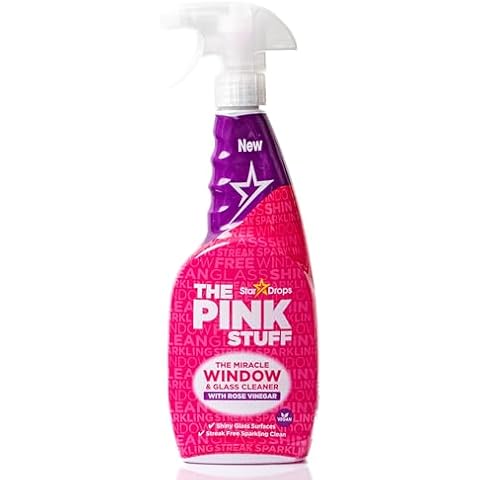 Stardrops - The Pink Stuff - The Miracle Window and Glass Cleaner Spray- 25.36 Fl Oz 10-Pack Full Case Cover