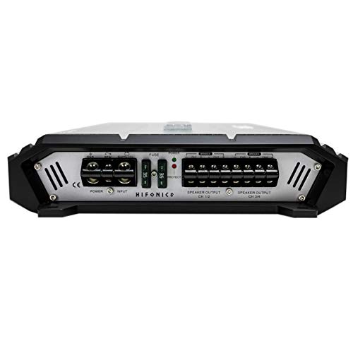Hifonics ZXX-1000.4 Zeus Four Channel Car Audio Amplifier (Silver) – Class A/B Amp, 1000-Watt, Aluminum Heat Sink, Variable Electronic Crossover thumb #2