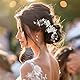 Braut-Haarschmuck, Hochzeitshaarreben für Frauen und Mädchen - Blume, Haarteile für Hochzeit und Ball