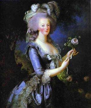 Peinture à l'huile Marie Antoinette de Vigée Le Brun toile haut de gamme