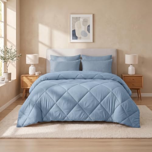 SLEEP COMFY Sommer Bettdecke 135x200 cm Mikrofaser Bettdecke ohne Bezug atmungsaktiv waschbar & Oeko-TEX Zertifiziert