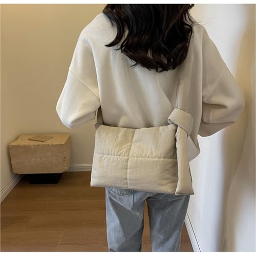 Large Quilted Tote Bag for Women Puffer Tote Bag Hobo Shoulder Bags Padded Crossbody Bags Handbag Bubble Purses3