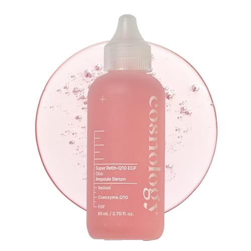 COSNOLOGY Retinol Anti-aging Serum with Coenzyme Q10,EGF,Pore Minimizing,Wrinkle Reduction,Centella Extract for Skin Soothing & Hydration | Clean Beauty, 2.70 fl.oz(80ml) | Korean Skincare