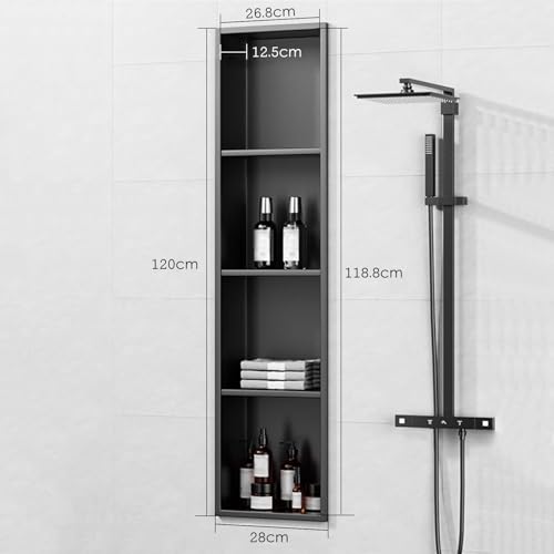 Niche de douche encastrée pour optimiser l'espace d'une douche à l'italienne moderne - 8