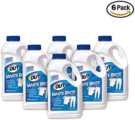 Miniatura 7 de OUT White Brite - Blanqueador de lavandería, elimina la arcilla roja, perfecto para limpiar pantalones de béisbol blancos, sábanas, toallas, más