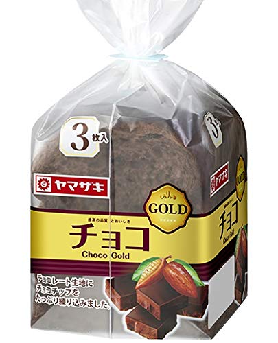 ヤマザキ チョコゴールド 3枚切り×4斤セット (小型)山崎製パン横浜工場製造品 ヤマザキ チョコゴールド 3枚切り×4斤セット (小型)山崎製パン横浜工場製造品