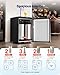 VEVOR Beer Kegerator, Triple Tap Commercial Draft Beer Dispenser for D system, Full Size Keg Refrigerator with 5lbs CO2 Tank, Hold 3 Sixth/2 Slim/3 Ball lock keg (3 taps - ball lock)