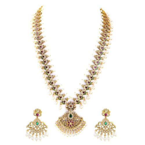 Image of Rubans Oxidised Necklace Set Jewellery Gift for Women & Girls