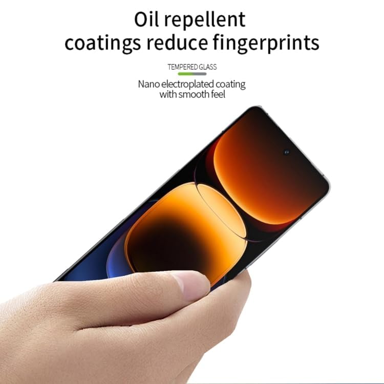 Image of DD SON Tempered Glass Screen Protector Compatible for IQOO Neo 9 Pro 5G (11D) with Edge to Edge Coverage and Easy Installation kit,Black