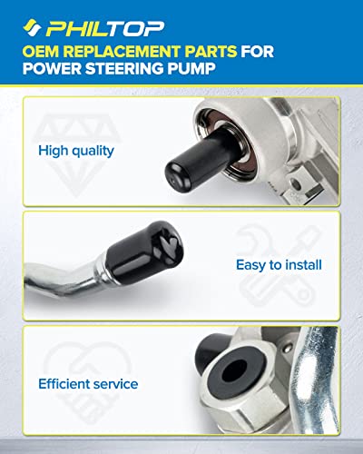 Philtop 21-5370 Power Steering Pump Compatible With 2004-2007 Escape 21-5370 Power Steering Reservoir Asist #TOP4