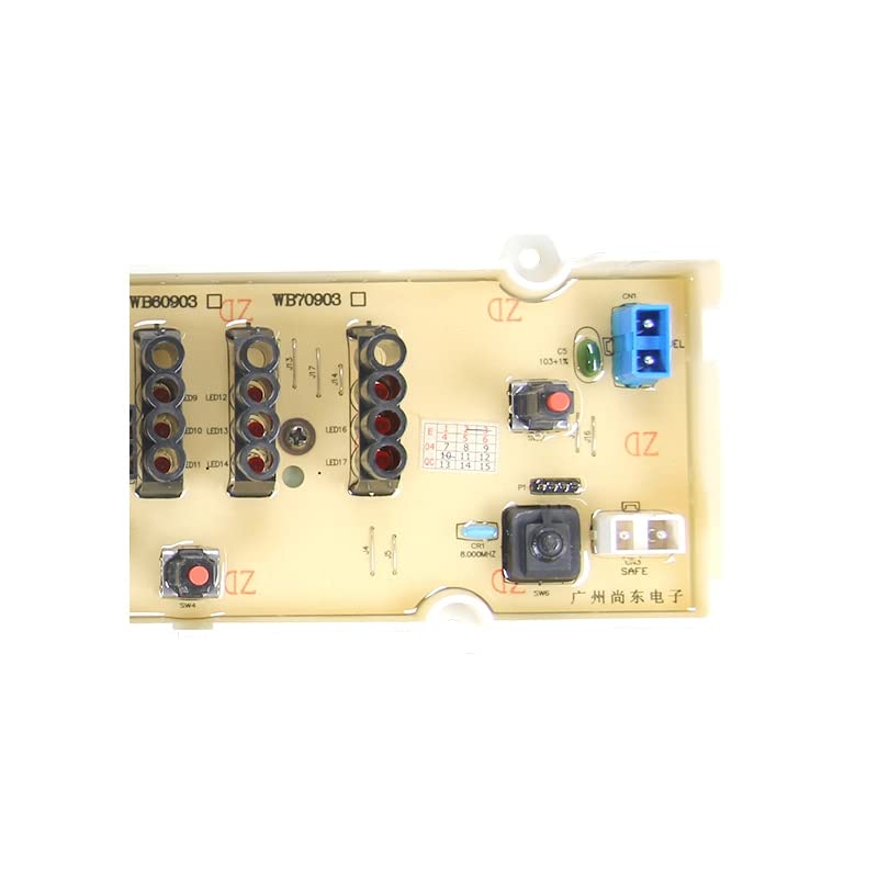 Reparación de Accesorios for electrodomésticos, Placa de Control de Lavadora Compatible con la Placa Base de Pantalla Whirlpool Brand Washer XIANGNIU WB60803
