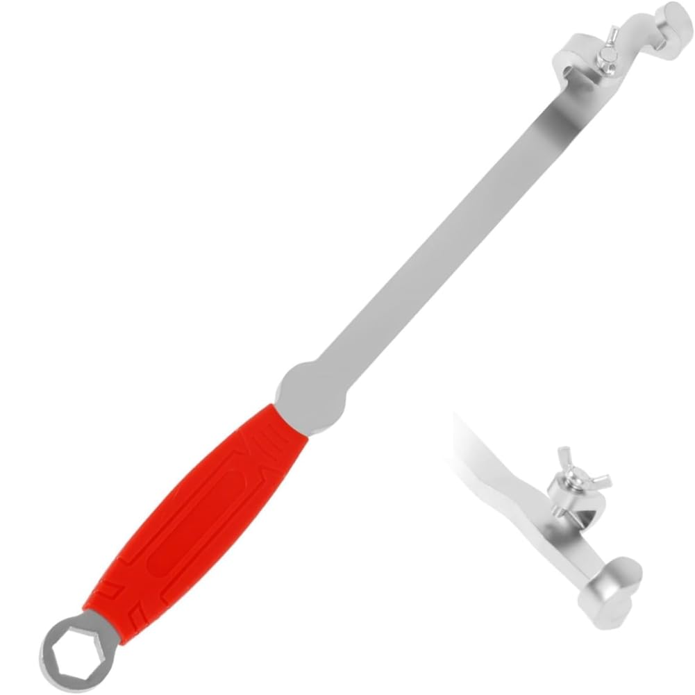 Littimoon Wrench Extender Tool Bar 5" Universal Wrench Extension Adapter with 5/8" Hex Hole