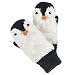 Critter Mittens Penguin Warm and Soft Knit Mitten