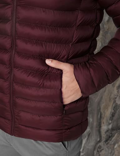 Image of Amazon Brand - Symbol Men's 100% Nylon Lightweight Quilted Winter Jacket | Regular Fit (Available in Plus Sizes)